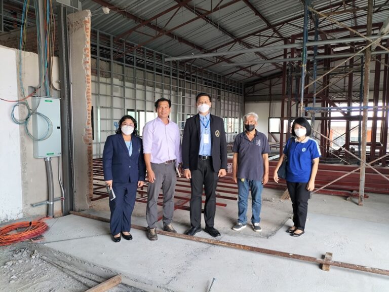 สำนักกิจการพิเศษ ม.สวนดุสิต ตรวจเยี่ยมการดำเนินงานโครงการอาหารกลางวัน 1 (หอพักนักศึกษา และครัวสวนดุสิต) ศูนย์การศึกษา นครนายก 