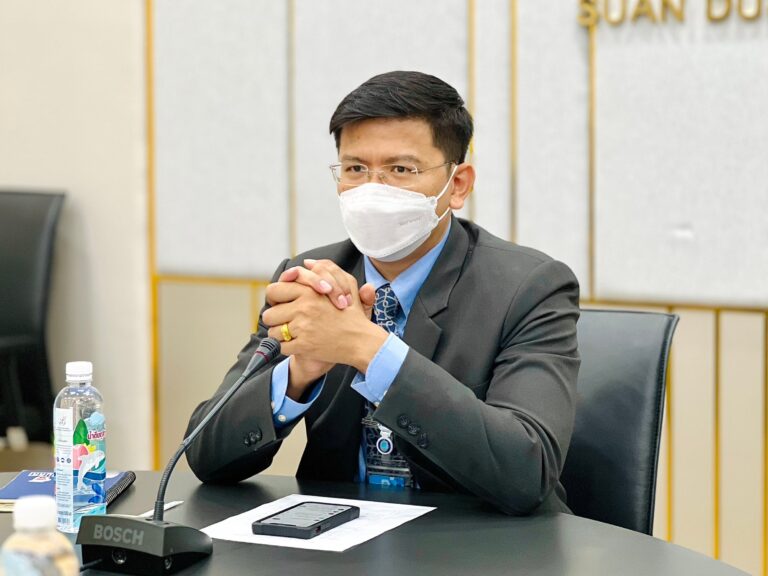 สำนักกิจการพิเศษ ม.สวนดุสิต จัดประชุมการเชื่อมโยงการดำเนินงานด้านการฝึกประสบการณ์วิชาชีพฯ และการพัฒนาบุคลากร ร่วมกับ โรงเรียนการท่องเที่ยวและการบริการ 