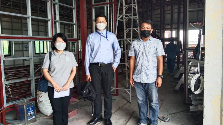 สำนักกิจการพิเศษ ม.สวนดุสิต ตรวจเยี่ยมการดำเนินงานโครงการอาหารกลางวัน 1 (หอพักนักศึกษา และครัวสวนดุสิต) ศูนย์การศึกษา นครนายก 