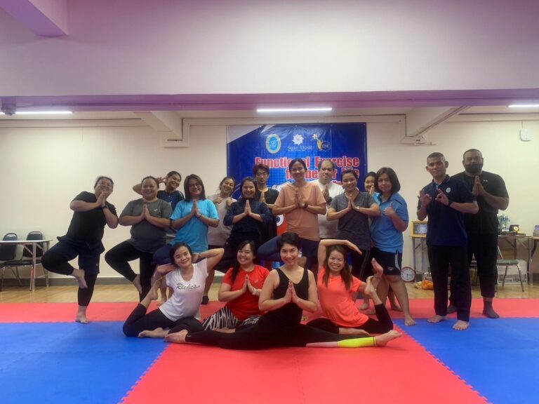 โครงการศูนย์บริหารกายเพื่อสุขภาพ สำนักกิจการพิเศษ มสด.จัดกิจกรรมส่งเสริมสุขภาวะทางกายให้กับนักศึกษาและบุคลากร (GROUP CLASS EXCERCISE) กิจกรรมโยคะ