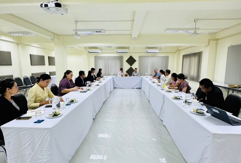 โรงเรียนการท่องเที่ยวฯ ร่วมกับ สำนักกิจการพิเศษ มสด. สำรวจพื้นที่และเก็บข้อมูลเพื่อออกแบบกิจกรรมด้านการพัฒนาทักษะแรงงานและอาชีวศึกษา สาขาการท่องเที่ยวและการโรงแรม ในโครงการความร่วมมือระหว่างกรมความร่วมมือระหว่างประเทศ  กระทรวงต่างประเทศ และ Luxembourg Development Cooperation Agency ณ เมืองวังเวียง สปป.ลาว (วันที่ 2)