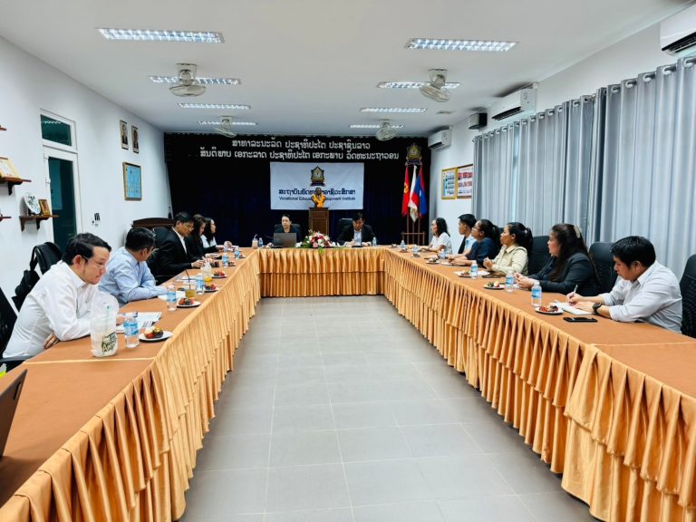 โรงเรียนการท่องเที่ยวฯ ร่วมกับ สำนักกิจการพิเศษ มสด. สำรวจพื้นที่และเก็บข้อมูลเพื่อออกแบบกิจกรรมด้านการพัฒนาทักษะแรงงานและอาชีวศึกษา สาขาการท่องเที่ยวและการโรงแรม ในโครงการความร่วมมือระหว่างกรมความร่วมมือระหว่างประเทศ กระทรวงต่างประเทศ และ Luxembourg Development Cooperation Agency ณ เมืองเวียงจันทน์ สปป.ลาว (วันที่ 4)