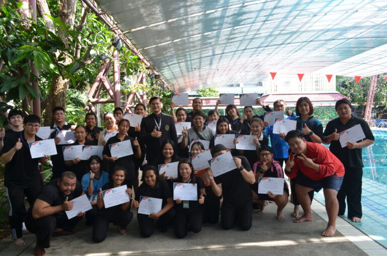 โครงการศูนย์บริหารกายเพื่อสุขภาพ ม.สวนดุสิต ร่วมกับคณะพยาบาลศาสตร์ จัดกิจกรรม “การปฐมพยาบาลและการช่วยชีวิตเบื้องต้น”
