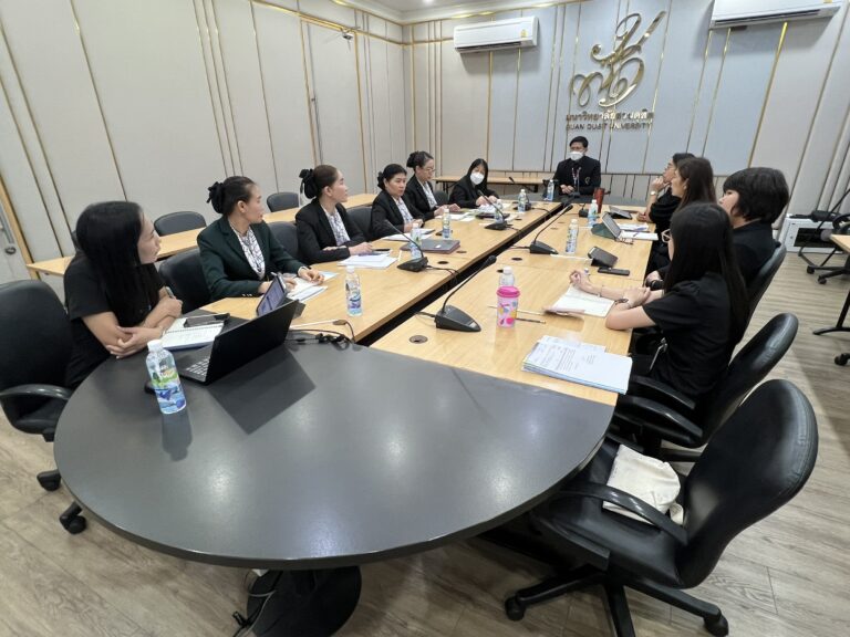 สำนักกิจการพิเศษ ม.สวนดุสิต จัดประชุมหารือการดำเนินงานด้านงาน เงิน คน ของโรงแรมสวนดุสิต เพลส