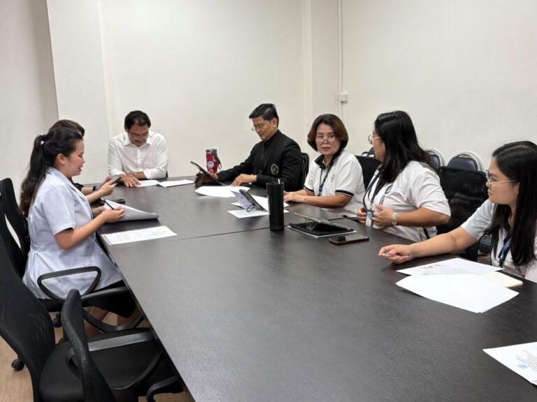 สำนักกิจการพิเศษ ม.สวนดุสิต ตรวจเยี่ยมการดำเนินงานโครงการอาหารกลางวัน 1 (หอพักนักศึกษา และครัวสวนดุสิต) ศูนย์ฯ นครนายก
