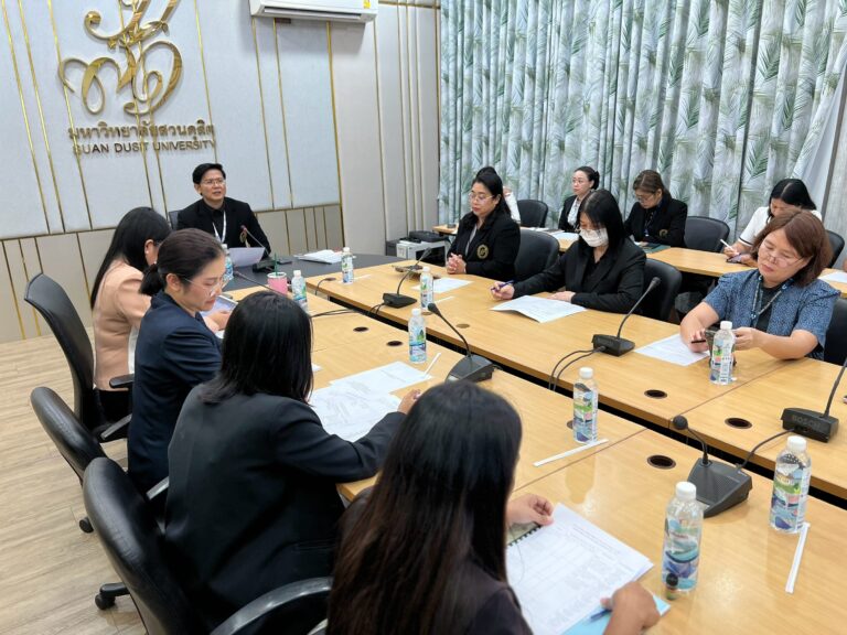 สำนักกิจการพิเศษ ร่วมกับ สถาบันวิจัยและพัฒนา มสด. ประชุมหารือการดำเนินงานวิจัยเพื่อพัฒนางาน (R2R)